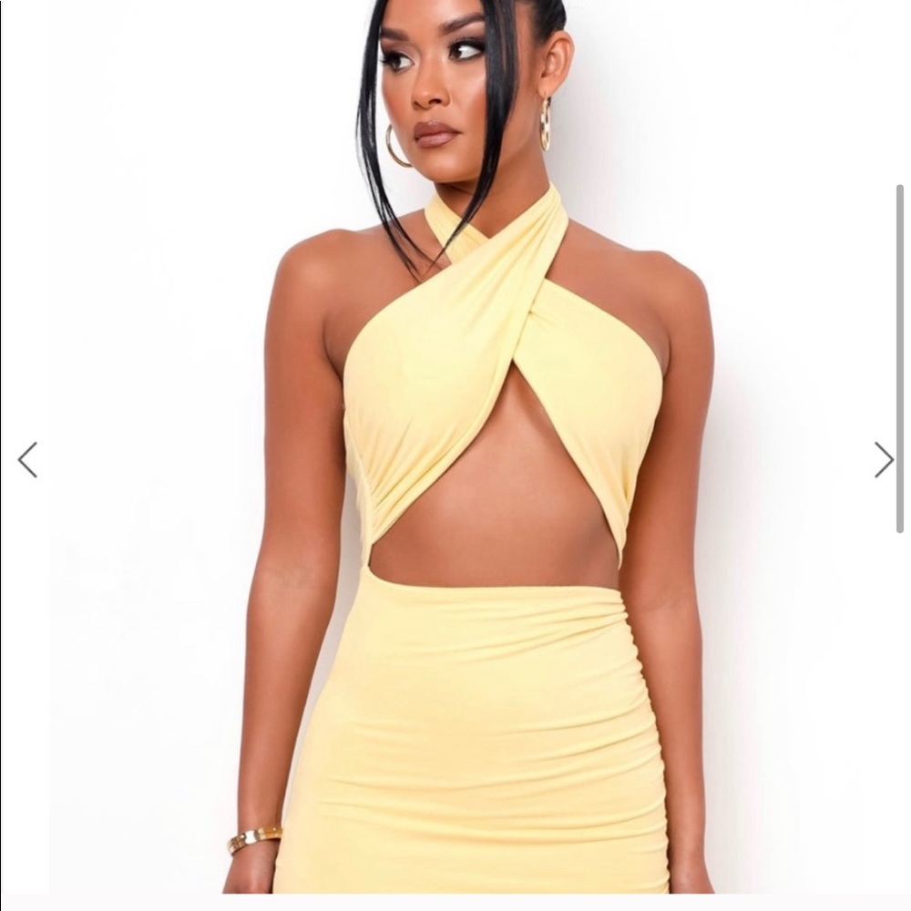 My outfit online Yellow dress